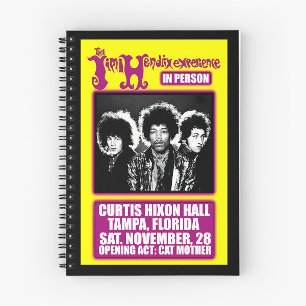 Item preview, Jimi Hendrix Experience Curtis Hixon Hall Tampa Poster designed and sold by PansySenger.
