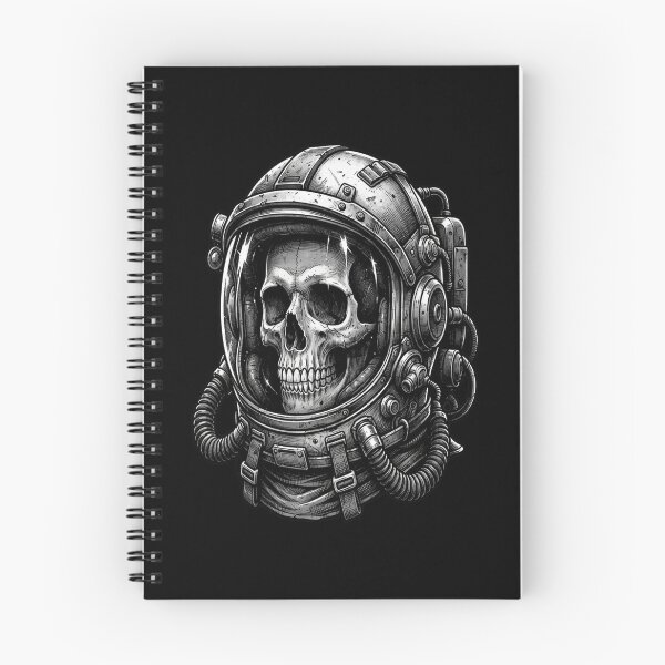 Item preview, Skull in an astronaut helmet designed and sold by yeatsheggej.