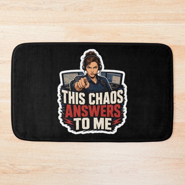 Item preview, This Chaos Answers To Me Police Dispatcher Emergency Operator designed and sold by ColeLaniTrading.