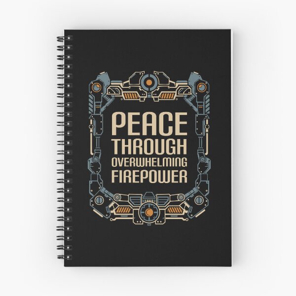 Item preview, Peace Through Overwhelming Firepower Wargaming designed and sold by pixeptional.