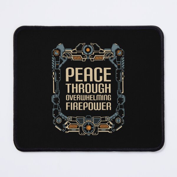 Item preview, Peace Through Overwhelming Firepower Wargaming designed and sold by pixeptional.