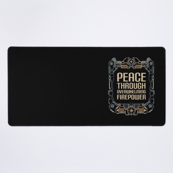 Item preview, Peace Through Overwhelming Firepower Wargaming designed and sold by pixeptional.