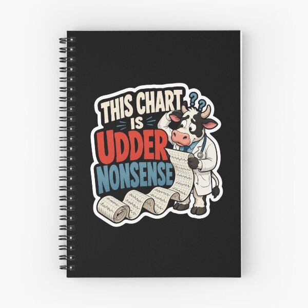 Item preview, This Chart Is Udder Nonsense Cow Doctor Humor designed and sold by ColeLaniTrading.