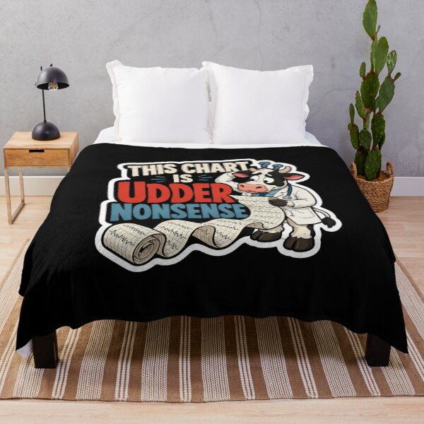 Item preview, This Chart Is Udder Nonsense Cow Doctor Humor designed and sold by ColeLaniTrading.