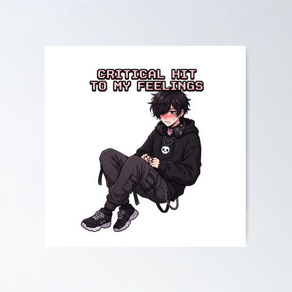 Item preview, critical hit to my feelings designed and sold by Only Words.