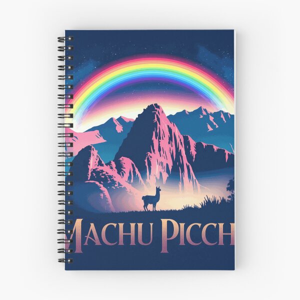 Item preview, Machu Picchu Rainbow Retro Travel Graphic designed and sold by DerekWinslow.