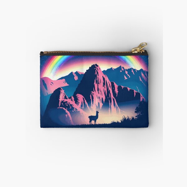 Item preview, Machu Picchu Rainbow Retro Travel Graphic designed and sold by DerekWinslow.