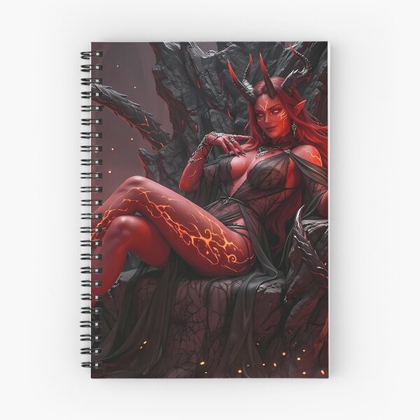 Item preview, Fiery Demon Queen Succubus Dark Fantasy designed and sold by GalleryBrisArt.