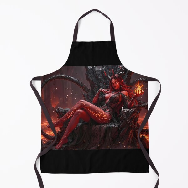 Item preview, Fiery Demon Queen Succubus Dark Fantasy designed and sold by GalleryBrisArt.