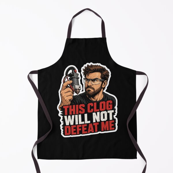 Item preview, This Clog Will Not Defeat Me Tattoo Artist designed and sold by ColeLaniTrading.