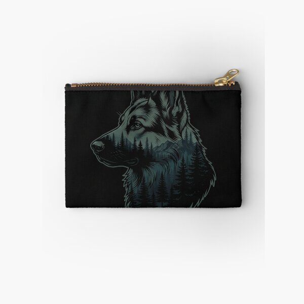 Item preview, German Shepard with mountains design art designed and sold by ImagenImages.