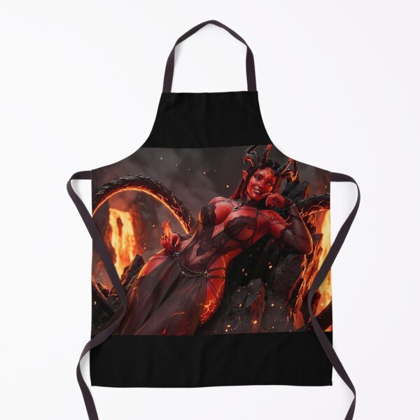 Item preview, Fiery Demon Queen Succubus Dark Fantasy designed and sold by GalleryBrisArt.