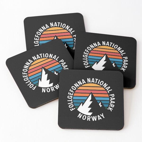 Item preview, Norway National Park Retro Mountain Badge designed and sold by DerekWinslow.