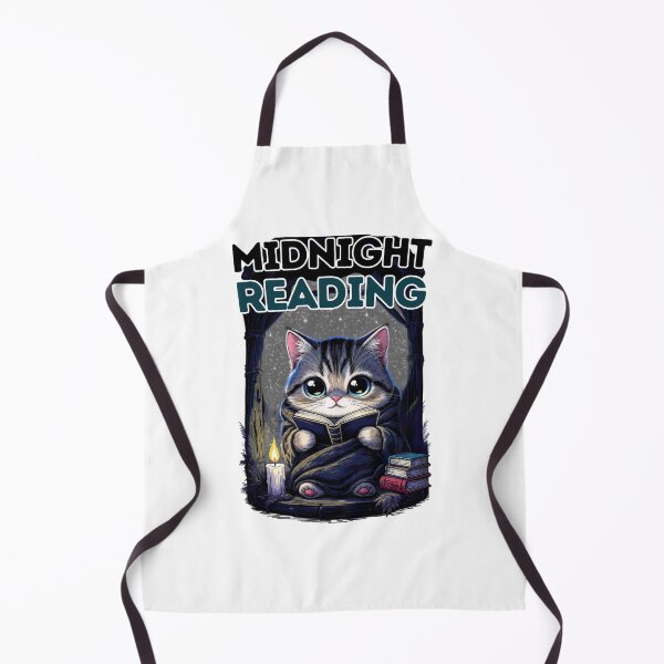 Item preview, Midnight Reading Cat Cute Book Lover Reading Kitty Shirt designed and sold by BellabdO.