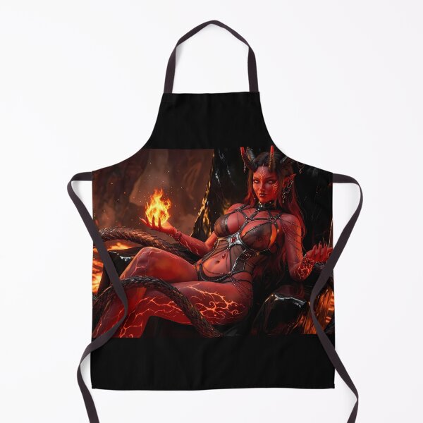 Item preview, Fiery Demon Queen Succubus Dark Fantasy designed and sold by GalleryBrisArt.