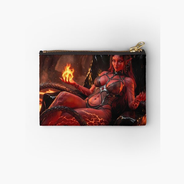 Item preview, Fiery Demon Queen Succubus Dark Fantasy designed and sold by GalleryBrisArt.
