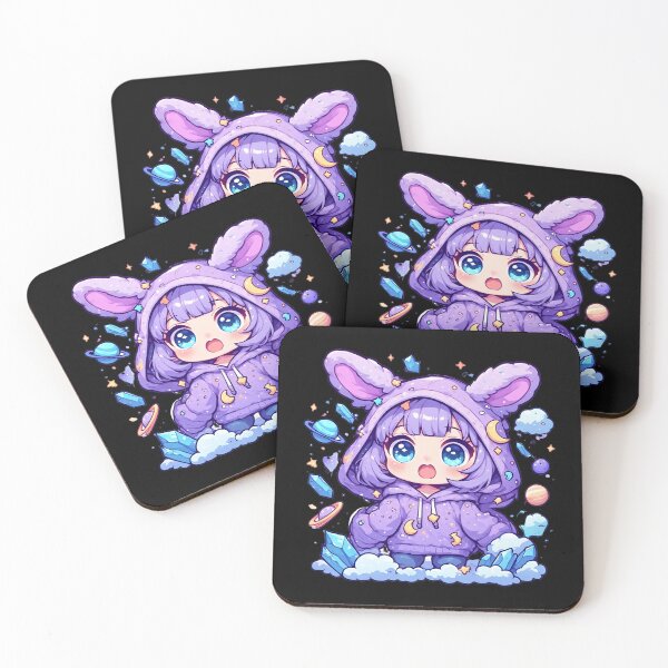 Item preview, Cosmic Bunny Girl Chibi Sticker designed and sold by Radhestore.