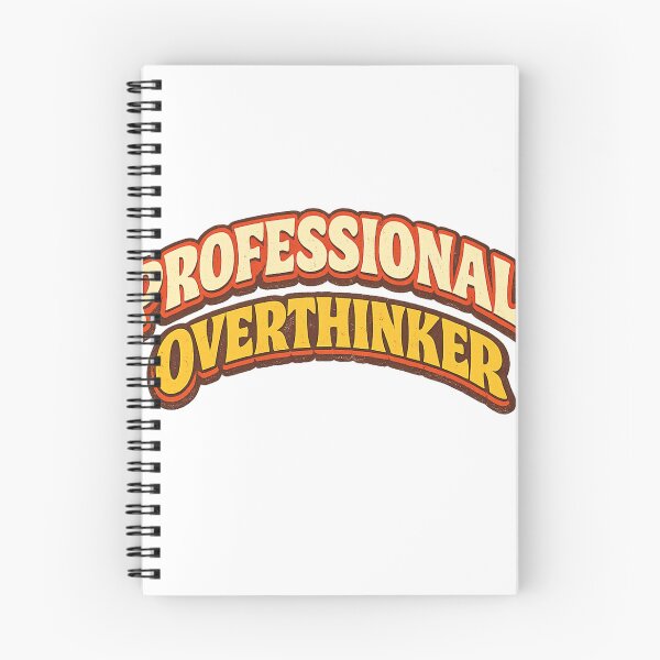 Item preview, Professional Overthinker Funny Retro Distressed Quote designed and sold by DesignEpic22.