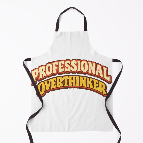 Item preview, Professional Overthinker Funny Retro Distressed Quote designed and sold by DesignEpic22.