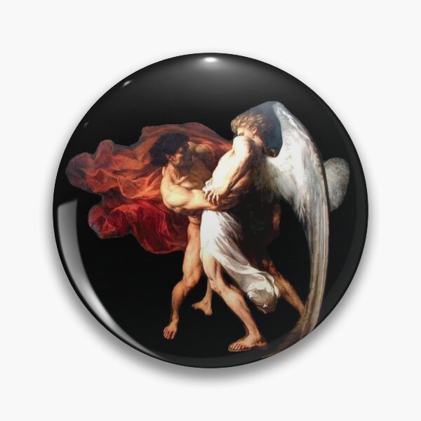Item preview, Jacob wrestling with the angel (1865) designed and sold by xSt4rdustxart.