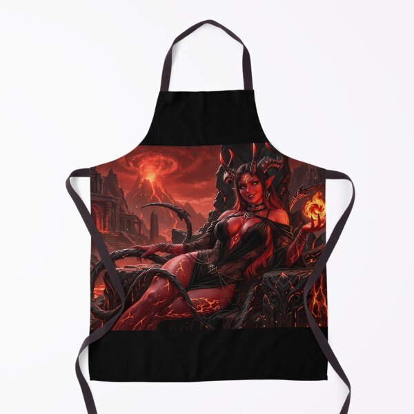 Item preview, Fiery Demon Queen Succubus Dark Fantasy designed and sold by GalleryBrisArt.