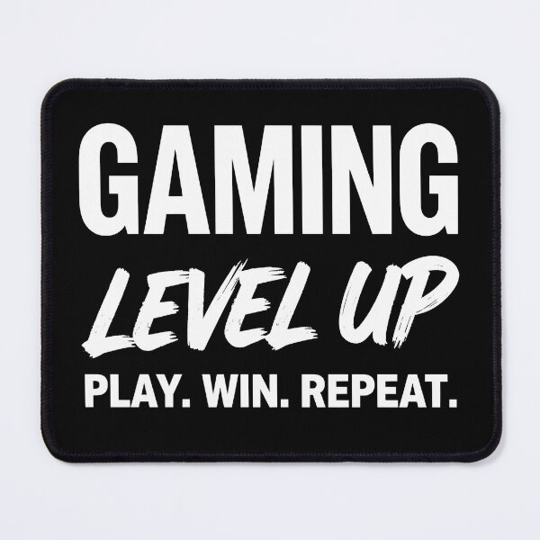 Item preview, Gaming Level Up Play Win Repeat Gamer Graphic T-Shirt designed and sold by FestivityFinds.