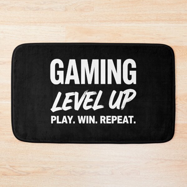 Item preview, Gaming Level Up Play Win Repeat Gamer Graphic T-Shirt designed and sold by FestivityFinds.