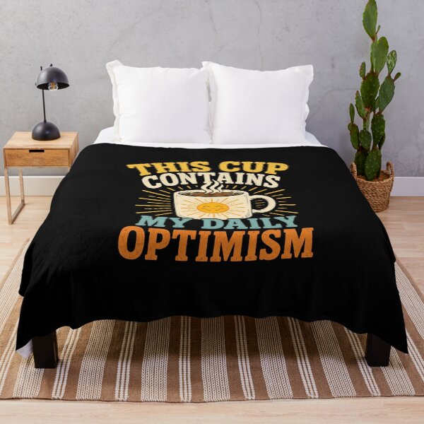 Item preview, This Cup Contains My Daily Optimism Coffee Lover Quote designed and sold by ColeLaniTrading.