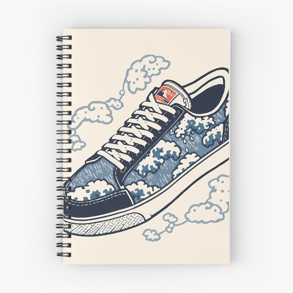 Item preview, Great Wave Sneaker Japanese Ukiyo-e Art designed and sold by ZenStyleStudio.