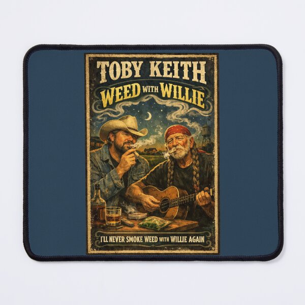 Item preview, Toby Keith Weed With Willie Nelson Poster designed and sold by Halifaxartguy.