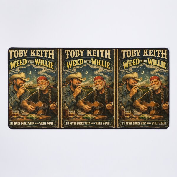 Item preview, Toby Keith Weed With Willie Nelson Poster designed and sold by Halifaxartguy.
