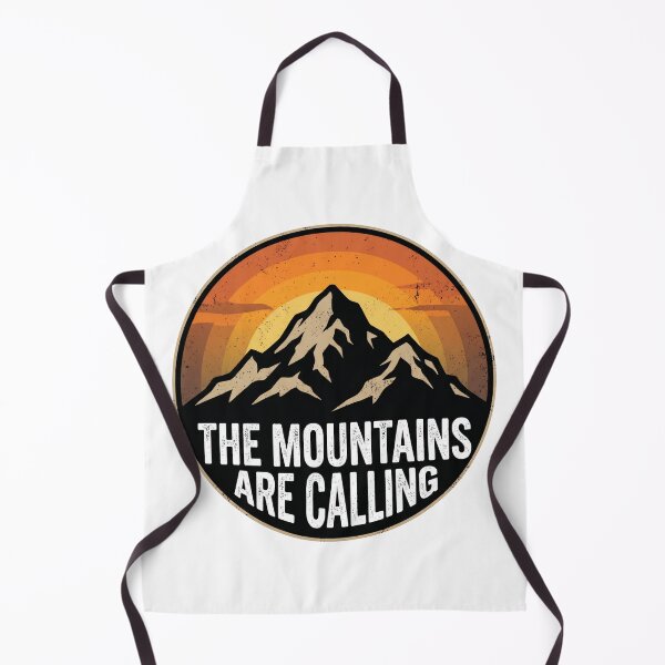 Item preview, The Mountains Are Calling Retro Sunset designed and sold by pattman.