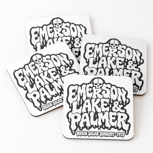 Item preview, Emerson Lake & Palmer Brain Salad Surgery 1973 Liquid Art designed and sold by JMS-Artvintage.