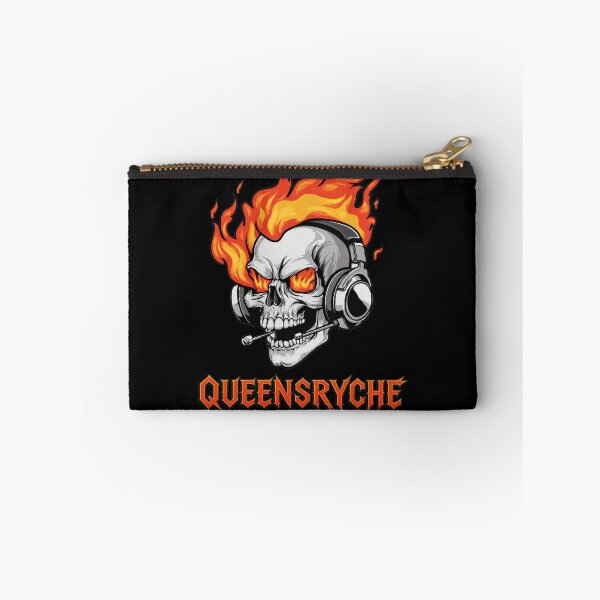 Item preview, QUEENSYRCHE Flaming Skull designed and sold by HeavHeadDsgn.