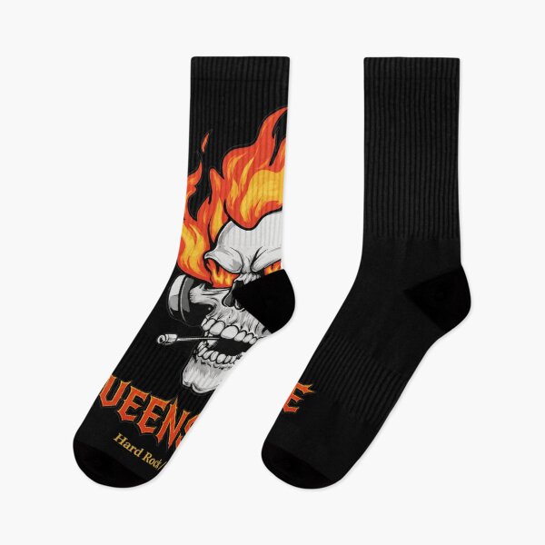 Item preview, QUEENSYRCHE Flaming Skull designed and sold by HeavHeadDsgn.