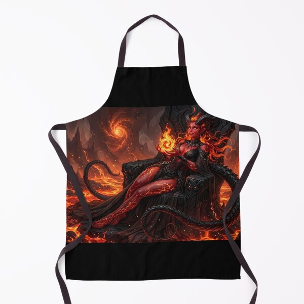 Item preview, Fiery Demon Queen Succubus Dark Fantasy designed and sold by GalleryBrisArt.