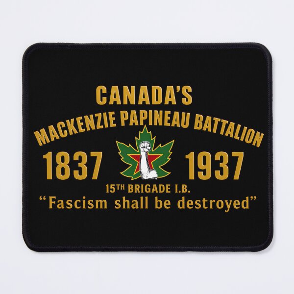 Item preview, Canadas Mackenzie Papineau Battalion Antifascist Commemorative Artwork Print designed and sold by PinUpPizzazz.