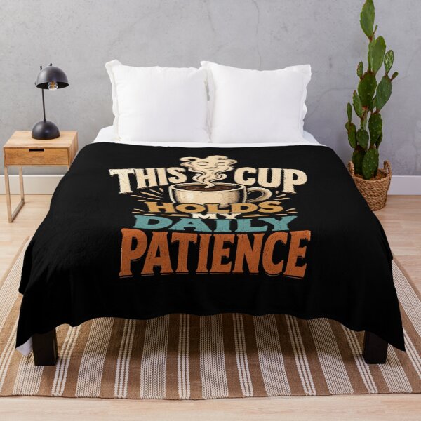 Item preview, This Cup Holds My Daily Patience Coffee Humor designed and sold by ColeLaniTrading.