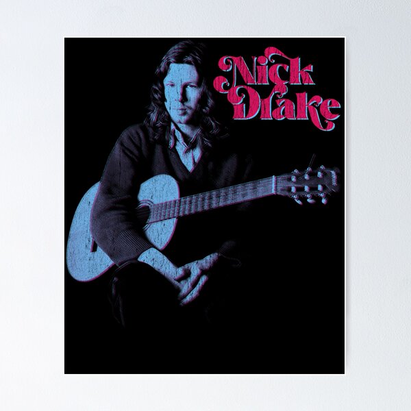 Item preview, Nick Drake Acoustic Guitar Poster designed and sold by DonnellKohler.