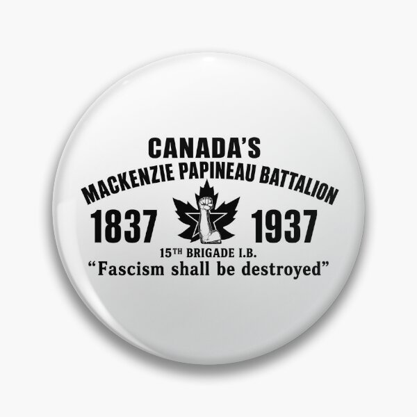 Item preview, Canadas Mackenzie Papineau Battalion Antifascist Commemorative Artwork Print designed and sold by PinUpPizzazz.