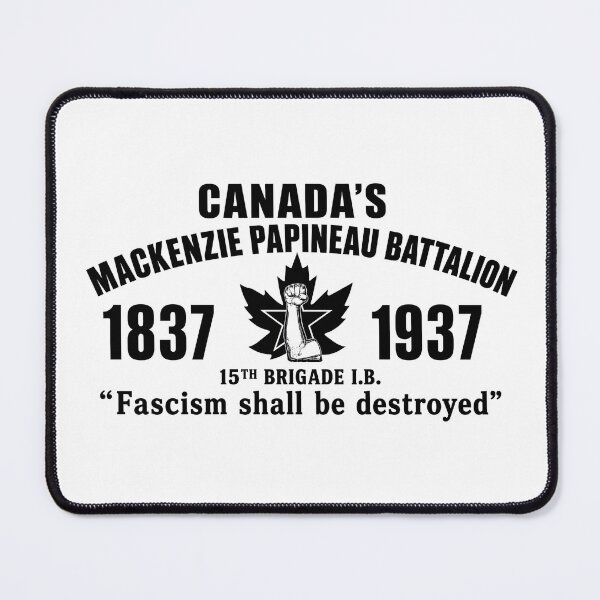 Item preview, Canadas Mackenzie Papineau Battalion Antifascist Commemorative Artwork Print designed and sold by PinUpPizzazz.