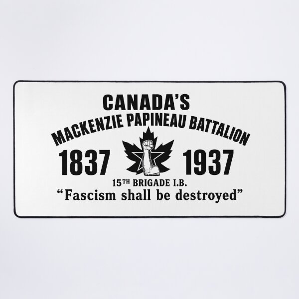 Item preview, Canadas Mackenzie Papineau Battalion Antifascist Commemorative Artwork Print designed and sold by PinUpPizzazz.