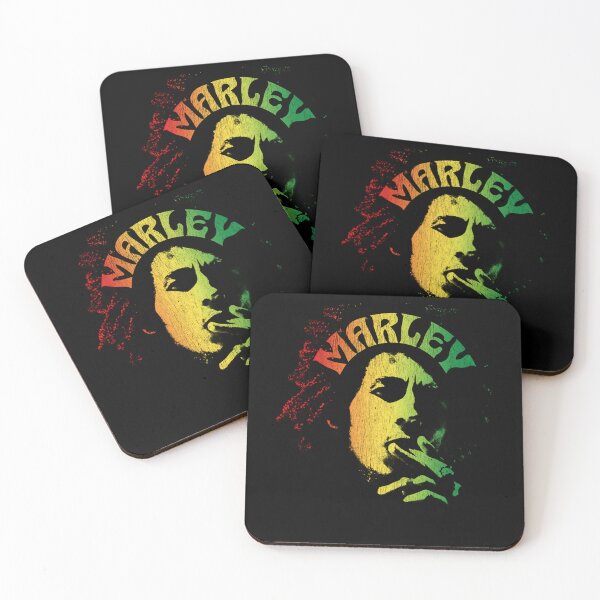 Item preview, Bob Marley Rasta Color Gradient Silhouette Poster designed and sold by DonnellKohler.