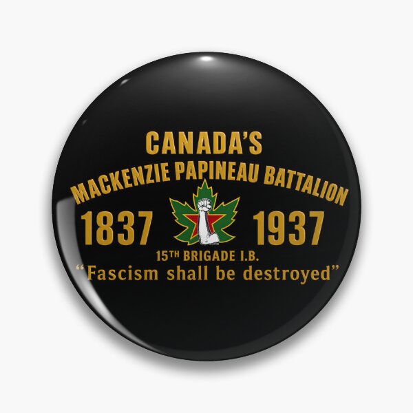 Item preview, Canadas Mackenzie Papineau Battalion Antifascist Commemorative Artwork Print designed and sold by PinUpPizzazz.