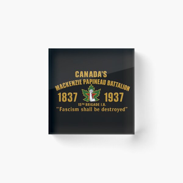 Item preview, Canadas Mackenzie Papineau Battalion Antifascist Commemorative Artwork Print designed and sold by PinUpPizzazz.