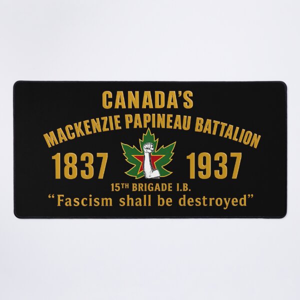 Item preview, Canadas Mackenzie Papineau Battalion Antifascist Commemorative Artwork Print designed and sold by PinUpPizzazz.