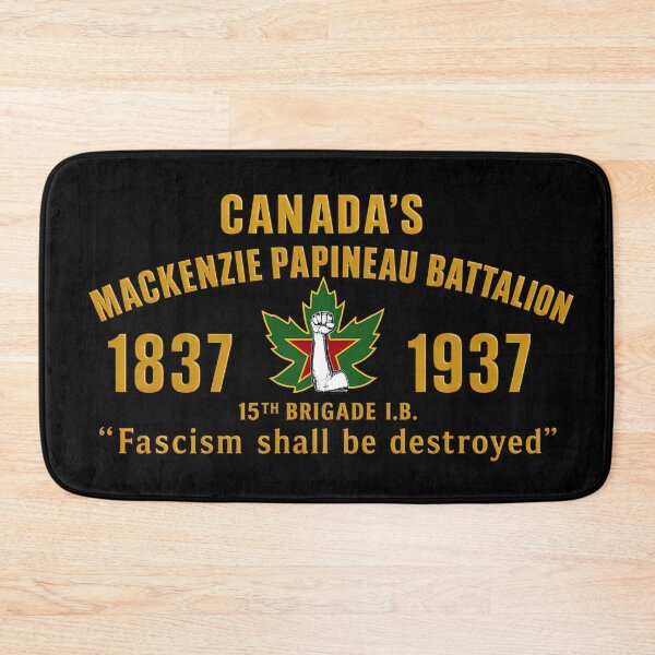 Item preview, Canadas Mackenzie Papineau Battalion Antifascist Commemorative Artwork Print designed and sold by PinUpPizzazz.