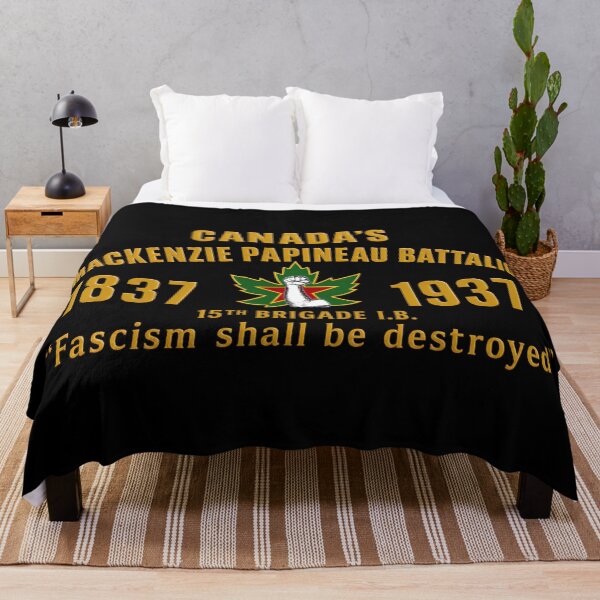 Item preview, Canadas Mackenzie Papineau Battalion Antifascist Commemorative Artwork Print designed and sold by PinUpPizzazz.