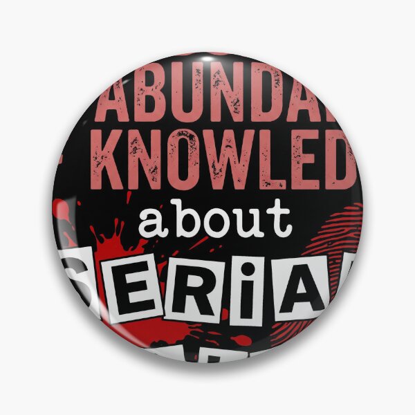 Item preview, Knowledge About Serial Killers Funny True Crime Fingerprint Design designed and sold by AdyKurniawan.