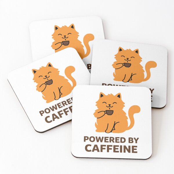Item preview, Powered by Caffeine Orange Cat designed and sold by pattman.